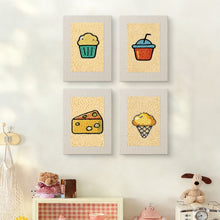Cargar imagen en el visor de la galería, Punch Needle Kit (4 piezas) con marcos - Colección Bocados Sabrosos 2