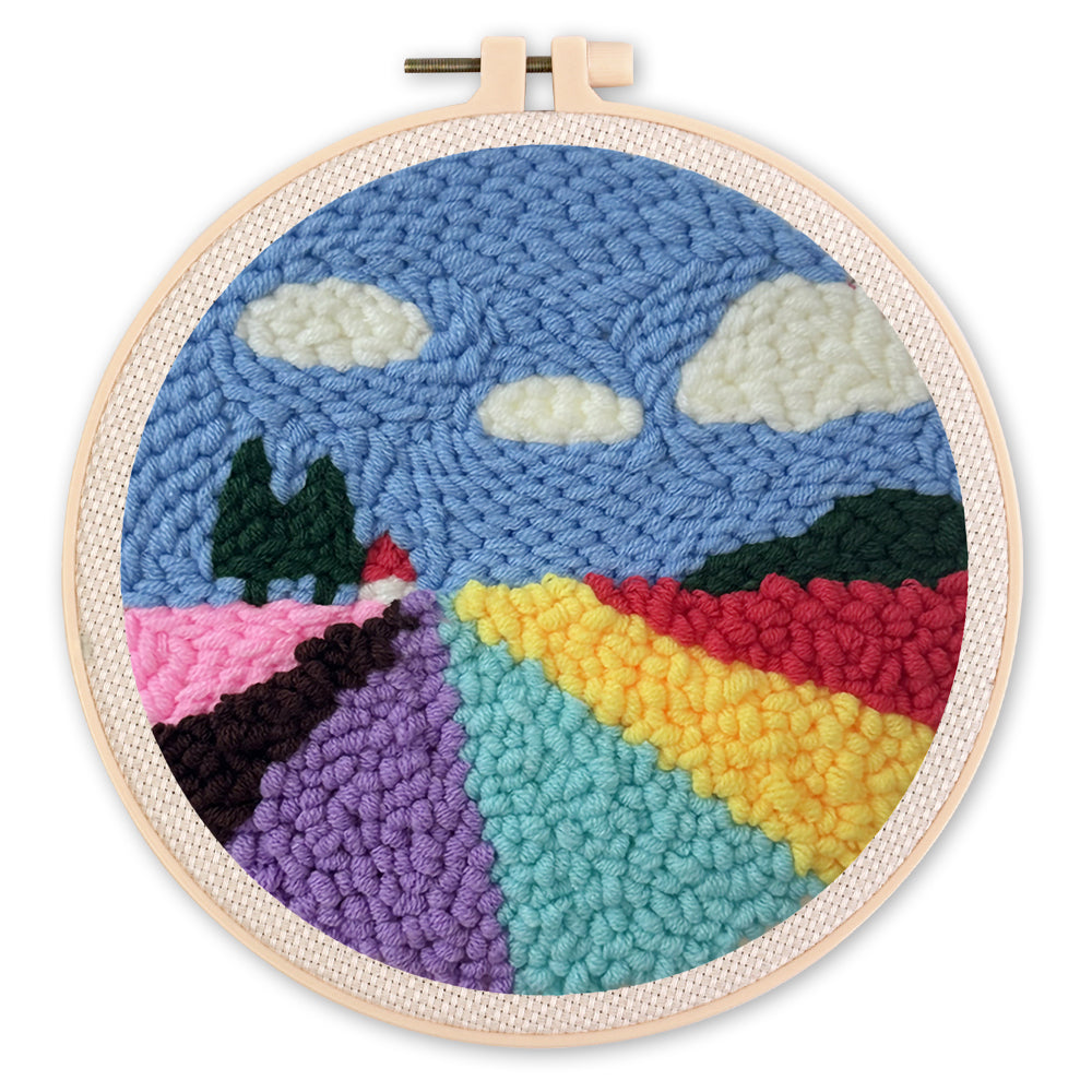 Punch Needle Campo de tulipanes