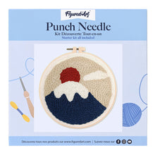 Cargar imagen en el visor de la galería, Punch Needle Amanecer en el Fuji