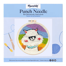 Cargar imagen en el visor de la galería, Punch Needle Alpaca esponjosa