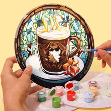 Cargar imagen en el visor de la galería, Pintar por números Juegos de Mesa 20 cm (6 piezas) - Casa de Jengibre, Árbol de Navidad y Diseños de Invierno