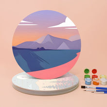 Cargar imagen en el visor de la galería, Pintar por números Juegos de Mesa 20 cm (6 piezas) - Vista a la Naturaleza