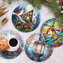 Cargar imagen en el visor de la galería, Sets de mesa Pintar por números 20 cm (4 piezas) - Vacaciones y Naturaleza