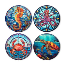 Cargar imagen en el visor de la galería, Pintar por números Sets de Mesa 20 cm (4 piezas) - Criaturas del Océano