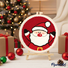 Cargar imagen en el visor de la galería, Punch Needle Santa Claus