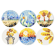 Cargar imagen en el visor de la galería, Pintar por números Juegos de Mesa 20 cm (6 piezas) - Vida Costera