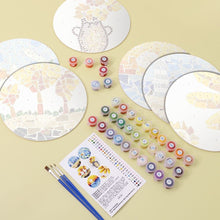 Cargar imagen en el visor de la galería, Pintar por números Juegos de Mesa 20 cm (6 piezas) - Vida Costera