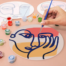Cargar imagen en el visor de la galería, Pintar por números Juegos de Mesa 20 cm (6 piezas) - Rostro Abstracto Moderno