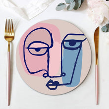 Cargar imagen en el visor de la galería, Pintar por números Juegos de Mesa 20 cm (6 piezas) - Rostro Abstracto Moderno