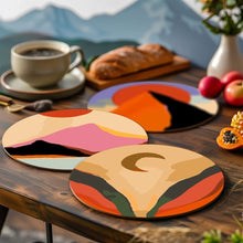 Cargar imagen en el visor de la galería, Pintar por números Juegos de Mesa 20 cm (6 piezas) - Montaña Abstracta Moderna