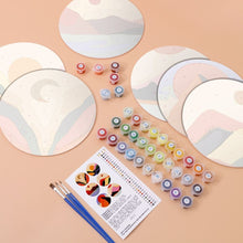 Cargar imagen en el visor de la galería, Pintar por números Juegos de Mesa 20 cm (6 piezas) - Montaña Abstracta Moderna