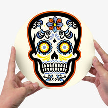 Cargar imagen en el visor de la galería, Pintar por números Juegos de Mesa 20 cm (6 piezas) - Cráneo Colorido del Día de los Muertos