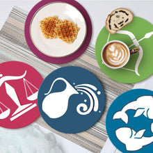 Cargar imagen en el visor de la galería, Pintar por números Sets de Mesa 20 cm (12 piezas) - Serie Signos del Zodiaco 1