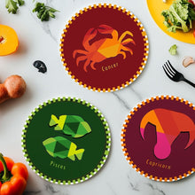 Cargar imagen en el visor de la galería, Pintar por números Sets de Mesa 20 cm (12 piezas) - Serie Signos del Zodiaco 3