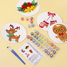 Cargar imagen en el visor de la galería, Pintar por números Salvamanteles 20 cm (4 piezas) - Manoplas y Reno Acogedores