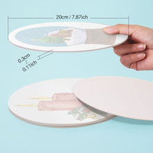 Cargar imagen en el visor de la galería, Pintar por números Salvamenteles 20 cm (4 piezas) - Alegría Clásica de Navidad