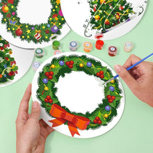 Cargar imagen en el visor de la galería, Pintar por números Salvamenteles 20 cm (4 piezas) - Árboles y Coronas Eternas