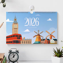 Cargar imagen en el visor de la galería, Calendario Pintura por Números 2026 - Monumentos Famosos