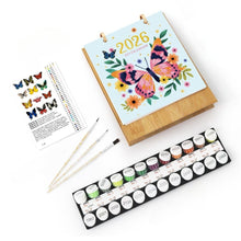 Cargar imagen en el visor de la galería, Calendario Pintura por Números 2026 - Mariposas Coloridas