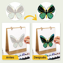 Cargar imagen en el visor de la galería, Calendario Pintura por Números 2026 - Mariposas Coloridas