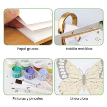 Cargar imagen en el visor de la galería, Calendario Pintura por Números 2026 - Mariposas Coloridas