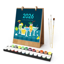 Cargar imagen en el visor de la galería, Calendario Pintura por Números 2026 - Cócteles Clásicos Figured'Art