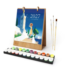 Cargar imagen en el visor de la galería, Calendario Pintura por Números 2027 - Viajes por el Mundo Figured'Art
