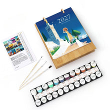 Cargar imagen en el visor de la galería, Calendario Pintura por Números 2027 - Viajes por el Mundo