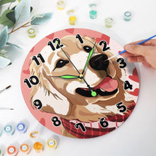 Cargar imagen en el visor de la galería, Reloj de Pintar por Números - Perro Adorable