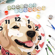 Cargar imagen en el visor de la galería, Reloj de Pintar por Números - Perro Adorable