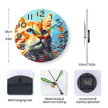 Cargar imagen en el visor de la galería, Reloj de Pintar por Números - Gato Curioso