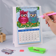 Cargar imagen en el visor de la galería, Calendario de escritorio DIY Arte Diamond Painting 2025