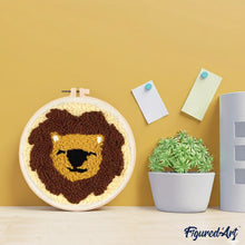 Cargar imagen en el visor de la galería, Punch Needle León lindo