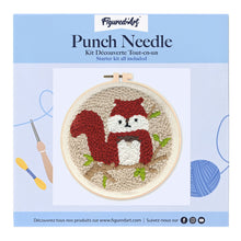 Cargar imagen en el visor de la galería, Punch Needle Ardilla linda