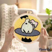 Cargar imagen en el visor de la galería, Punch Needle Gato juguetón