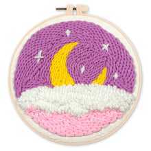 Cargar imagen en el visor de la galería, Punch Needle Cielo morado