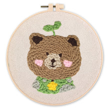 Cargar imagen en el visor de la galería, Punch Needle Oso pardo 2