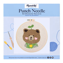 Cargar imagen en el visor de la galería, Punch Needle Oso pardo 2