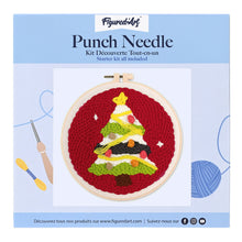 Cargar imagen en el visor de la galería, Punch Needle Árbol de Navidad 3