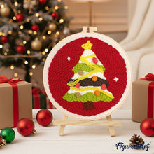 Cargar imagen en el visor de la galería, Punch Needle Árbol de Navidad 3
