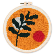 Cargar imagen en el visor de la galería, Punch Needle Abstracto botánico 1