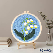 Cargar imagen en el visor de la galería, Punch Needle Lirio de los valles