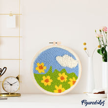 Cargar imagen en el visor de la galería, Punch Needle Campo de flores
