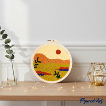 Cargar imagen en el visor de la galería, Punch Needle Desierto dorado