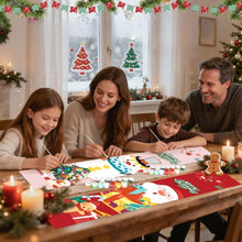 Cargar imagen en el visor de la galería, Pintar por Números Decoraciones de Puerta - Deseos de Navidad