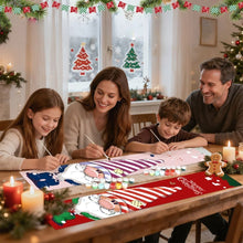 Cargar imagen en el visor de la galería, Pintar por Números Decoraciones de Puerta - Duendes de Navidad