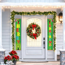 Cargar imagen en el visor de la galería, Pintar por Números Decoraciones de Puerta - Navidad Verde