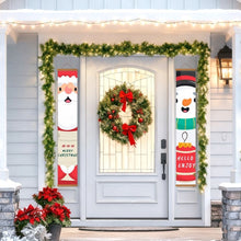 Cargar imagen en el visor de la galería, Pintar por Números Decoraciones de Puerta - Alegría del Muñeco de Nieve