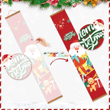 Cargar imagen en el visor de la galería, Pintar por Números Decoraciones de Puerta - Pequeños Duendes de Navidad