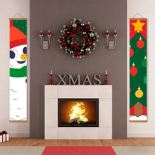 Cargar imagen en el visor de la galería, Pintar por Números Decoraciones de Puerta - Muñeco de Nieve Sonriente